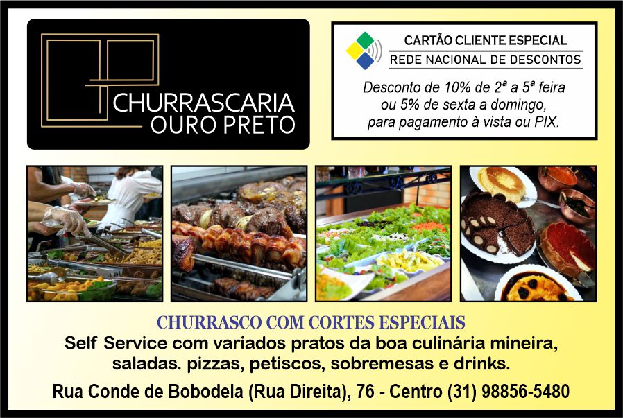 Churrascaria Ouro Preto - Restaurantes com descontos em Ouro Preto