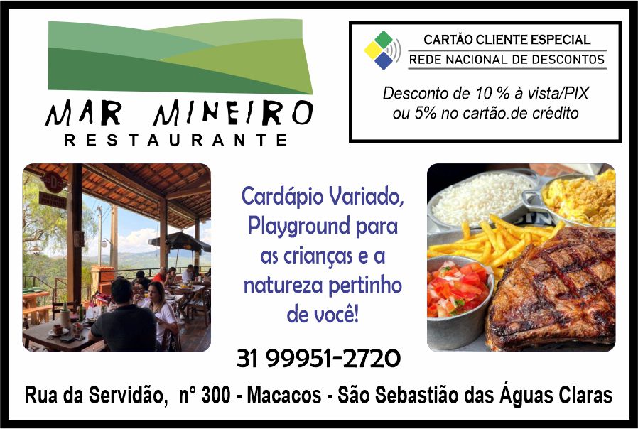 Mar Mineiro - Restaurantes com descontos em Macacos