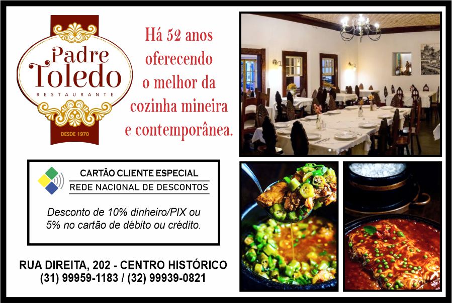 Restaurante Padre Toledo - Restaurantes com descontos em Tiradentes