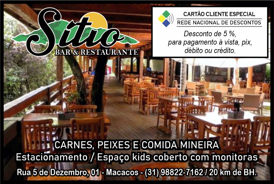 Sítio Bar - Restaurantes com descontos em Macacos